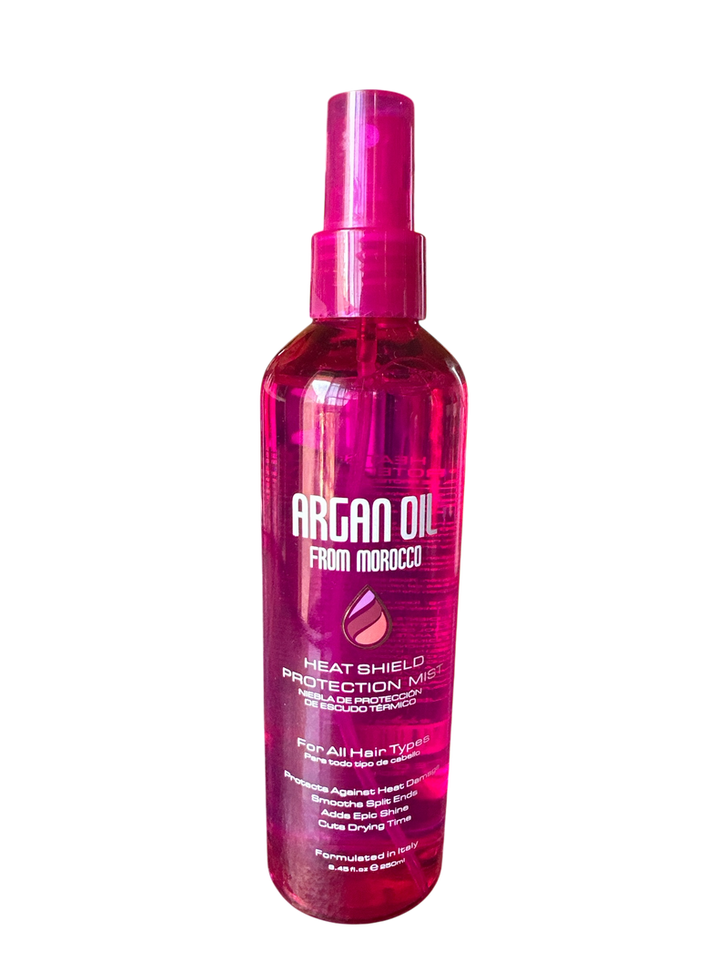 Argan Oil From Morocco Protection Mist Hair Heat Damage Shield Spray 8.45fl.oz 250ml - Keratinbeauty