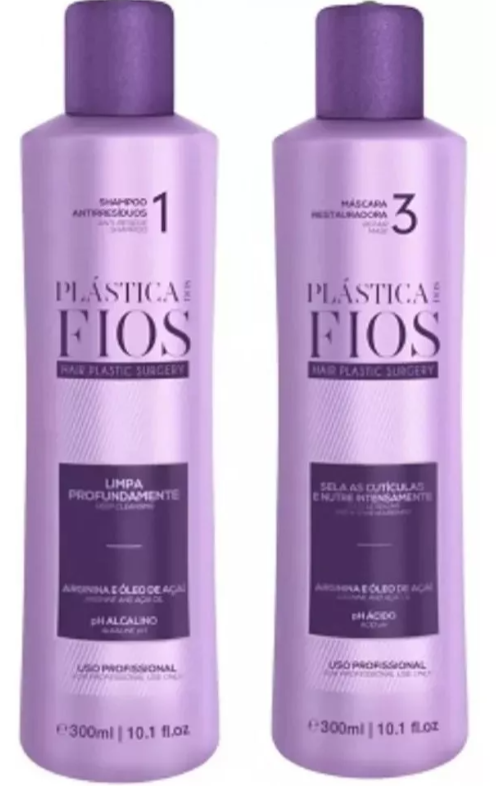 PLASTICA DOS FIOS KIT CUIDADO EN CASA PARA DESPUES DEL TRATAMIENTO 300ml/10,1fl.oz - Keratinbeauty